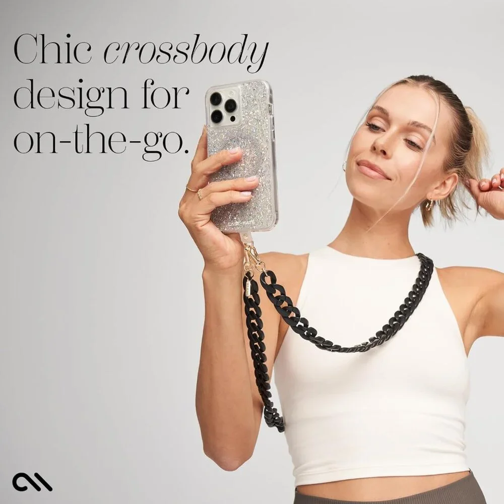 case-mate Black Chunky Chain Phone Case Strap